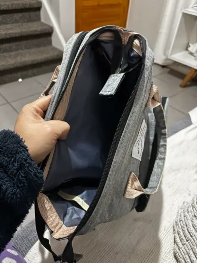 Mochila gris "You Are My Sunshine" - miniatura 2