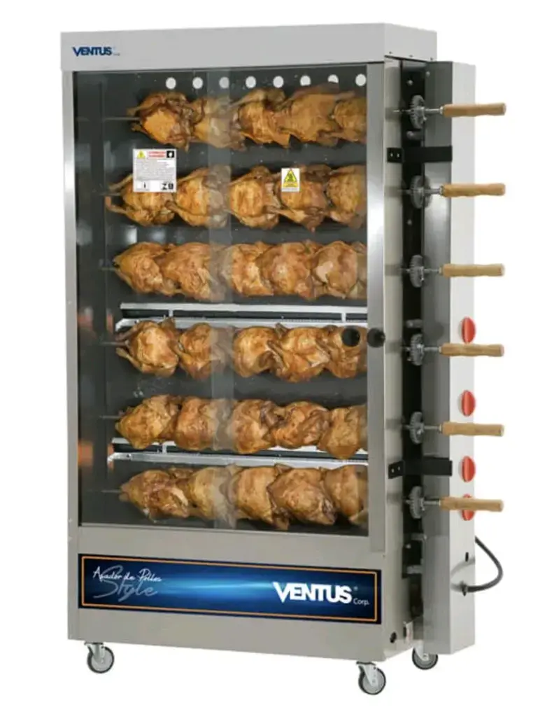 Asador de pollos Ventus con capacidad industrial - 2