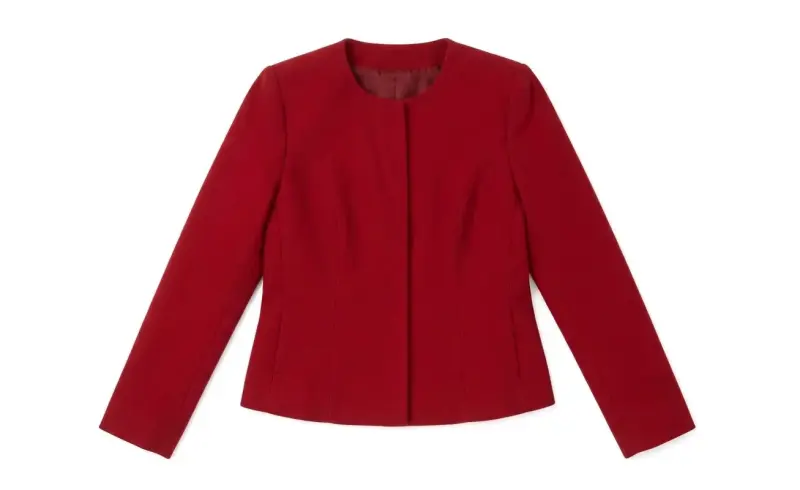 Chaqueta roja elegante para mujer - 1