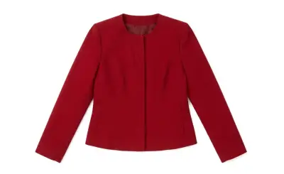 Chaqueta roja elegante para mujer - miniatura 1