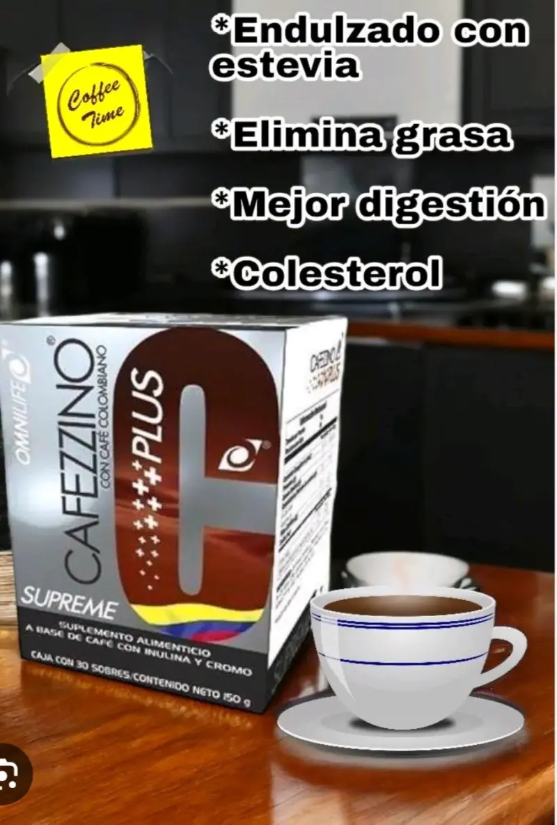 Café para bajar de peso Omnilife Cafecino Plus - 3