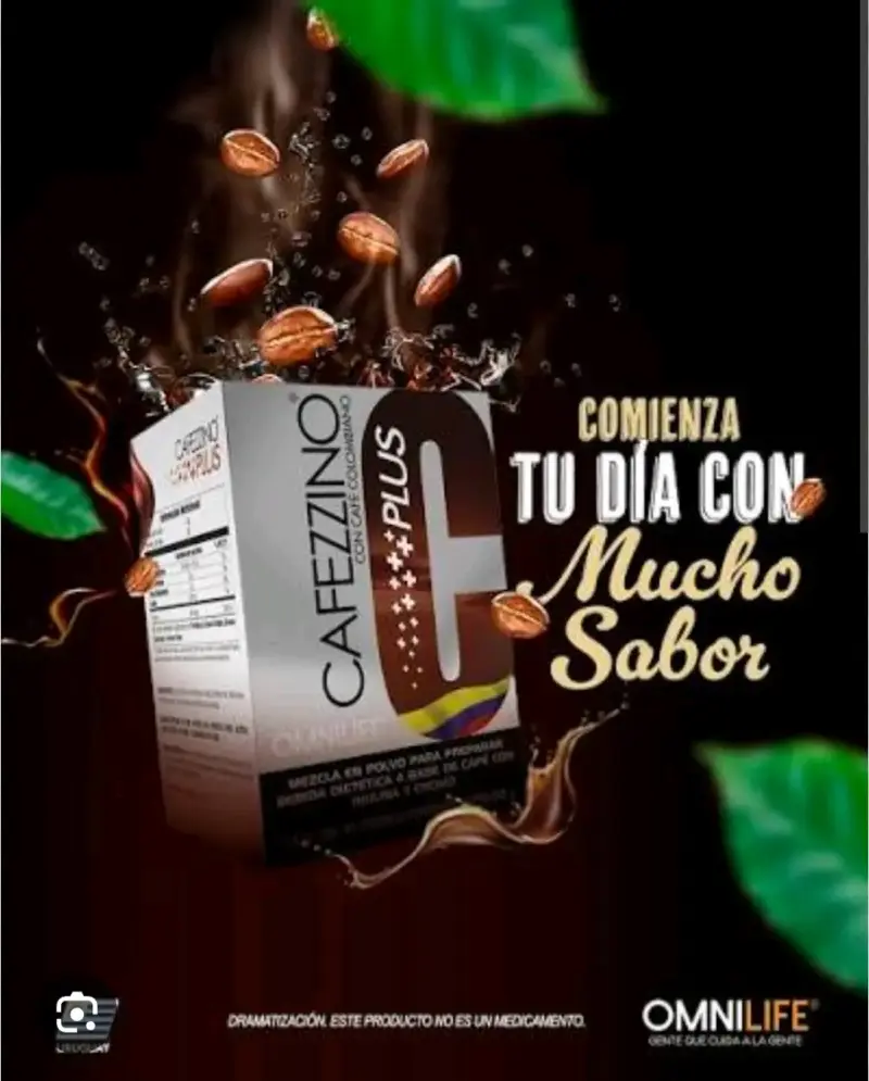 Café para bajar de peso Omnilife Cafecino Plus - 4