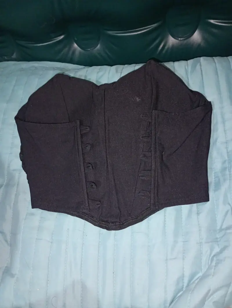 Corset negro estilo vintage - 1