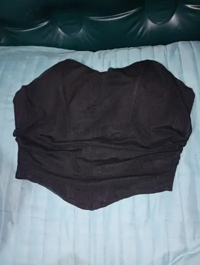 Corset negro estilo vintage - miniatura 2