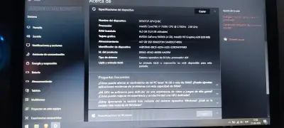 Laptop HP plateado en buen estado - miniatura 5