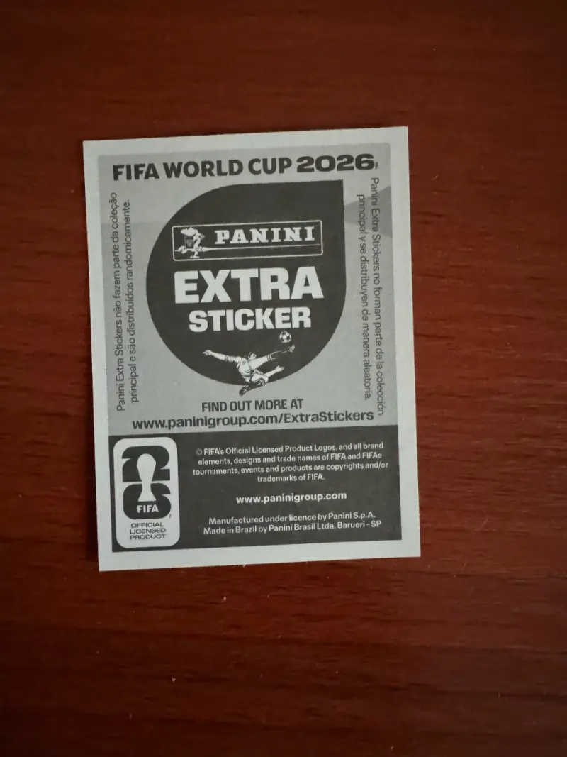 Lámina extra sticker Panini Lionel Messi FIFA 2026 - 2