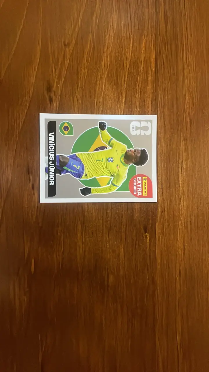 Lámina Panini Vinícius extra sticker - 3