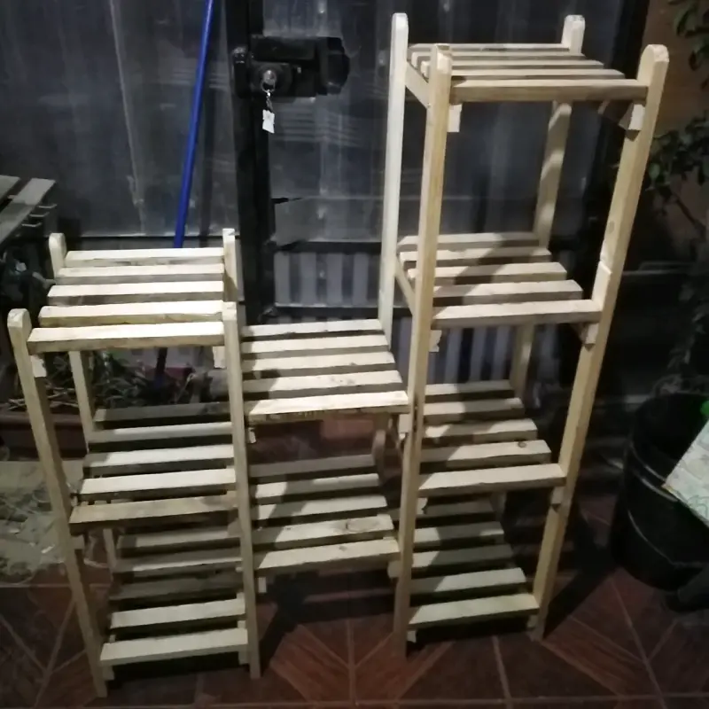 Macetero de madera rectangular - 5