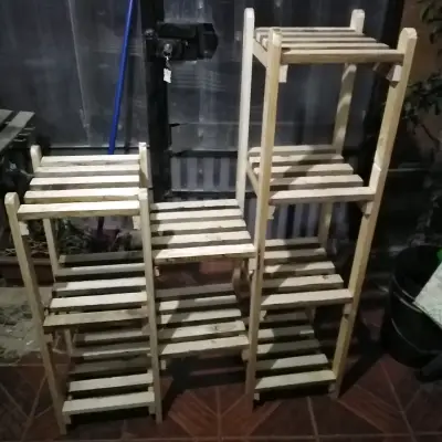 Macetero de madera rectangular - miniatura 5