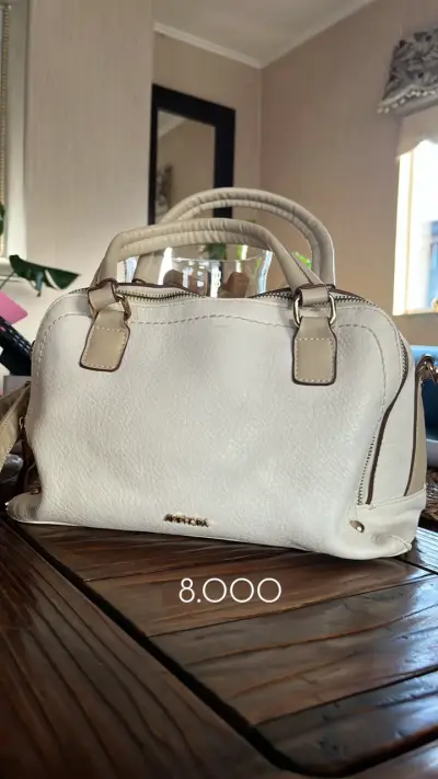 Bolso blanco Amphora elegante y espacioso - miniatura 1