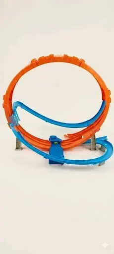 Pista de autos Hot Wheels con motor a pila