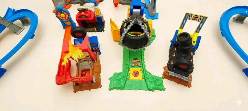 Pista de autos Hot Wheels Monster Trucks