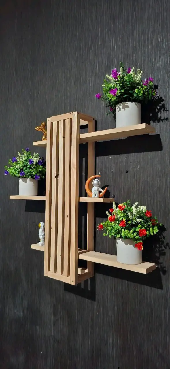 Macetero de madera rectangular - 6