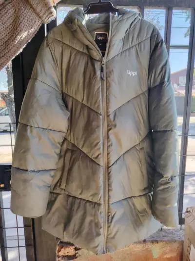 Parka lippi verde con capucha - miniatura 1