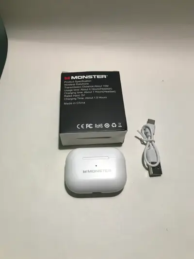 Auriculares inalámbricos Monster blancos - miniatura 1