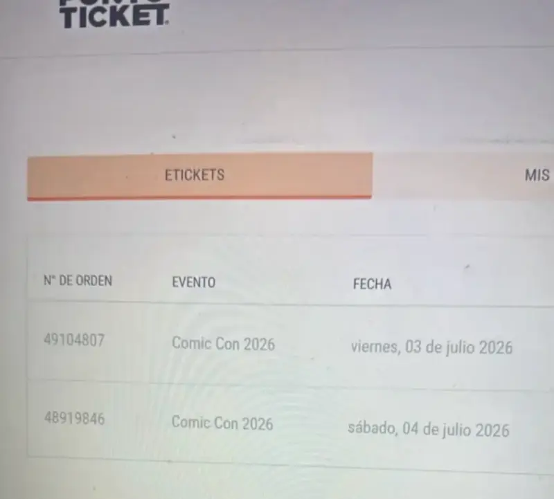 Entradas Comic Con 2026 viernes y sábado