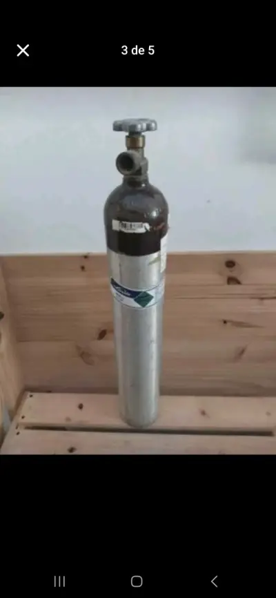 Tubo de 1m cubico para helio - miniatura 1
