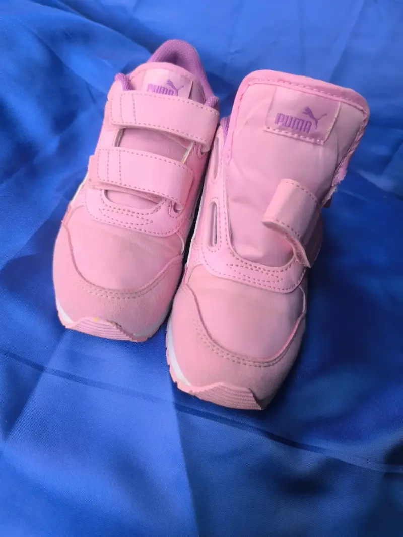 Zapatillas deportivas Puma rosadas para niños - 4