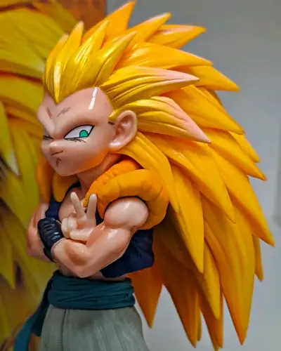 Figura Gotenks Super Saiyan 3 dragon ball z - miniatura 4