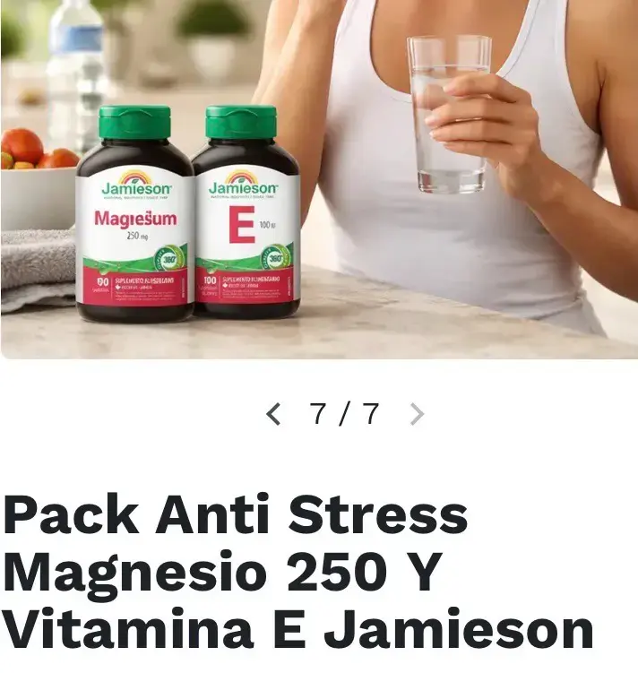 Pack Anti Estrés Magnesio y Vitamina E Jamieson - 1