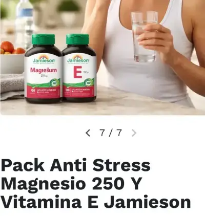 Pack Anti Estrés Magnesio y Vitamina E Jamieson - miniatura 1