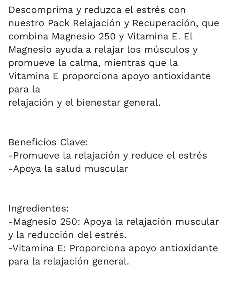 Pack Anti Estrés Magnesio y Vitamina E Jamieson - 2