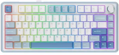 Teclado mecánico 75% RGB epomaker aula f75 español - miniatura 1