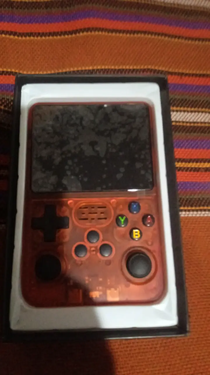 Consola de juegos portátil R36S naranja - 5