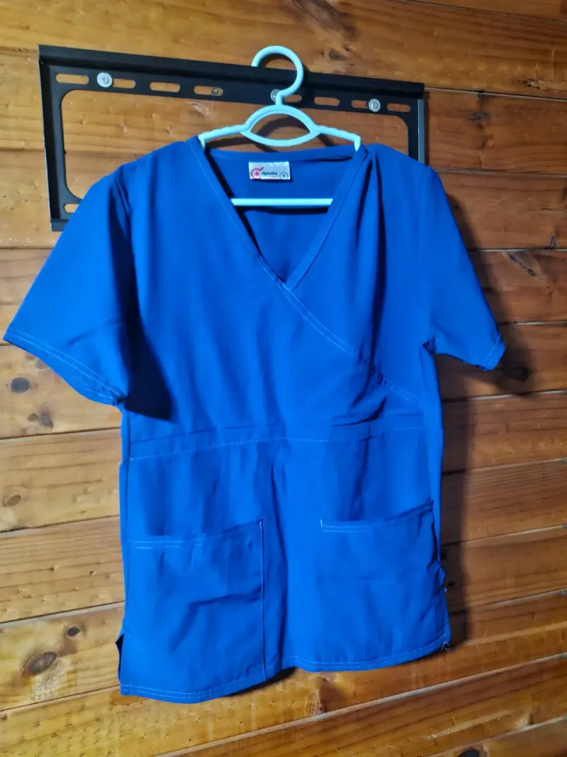 Blusa médica azul marca ripholia med - 1