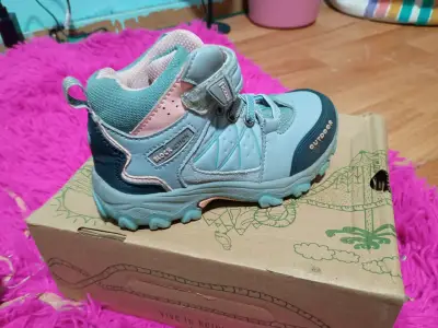 Botas infantiles Block Action azul y rosa - miniatura 1