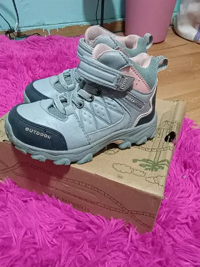 Botas infantiles Block Action azul y rosa - miniatura 2