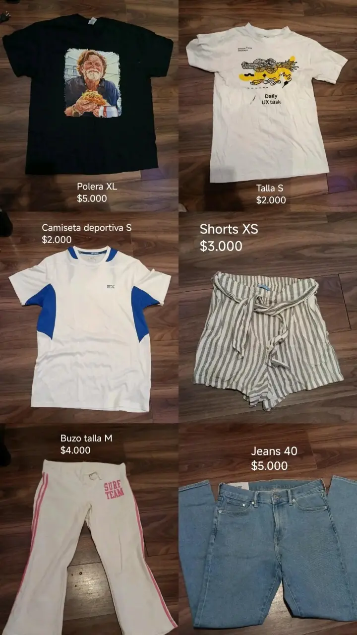 Ropa de muchas tallas y varios tipos - 6