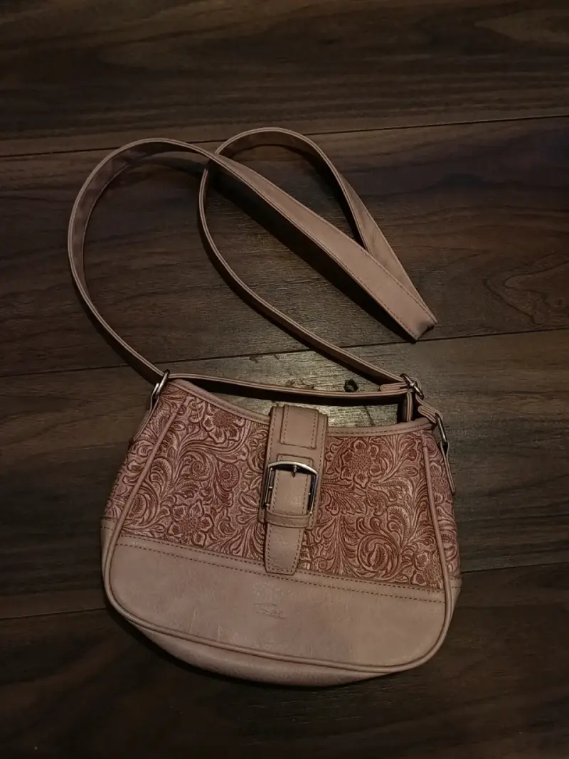 Cartera de cuero Rosa nueva Sei - 1
