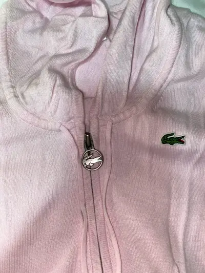 Polerón manga corta con  Lacoste rosado - miniatura 2