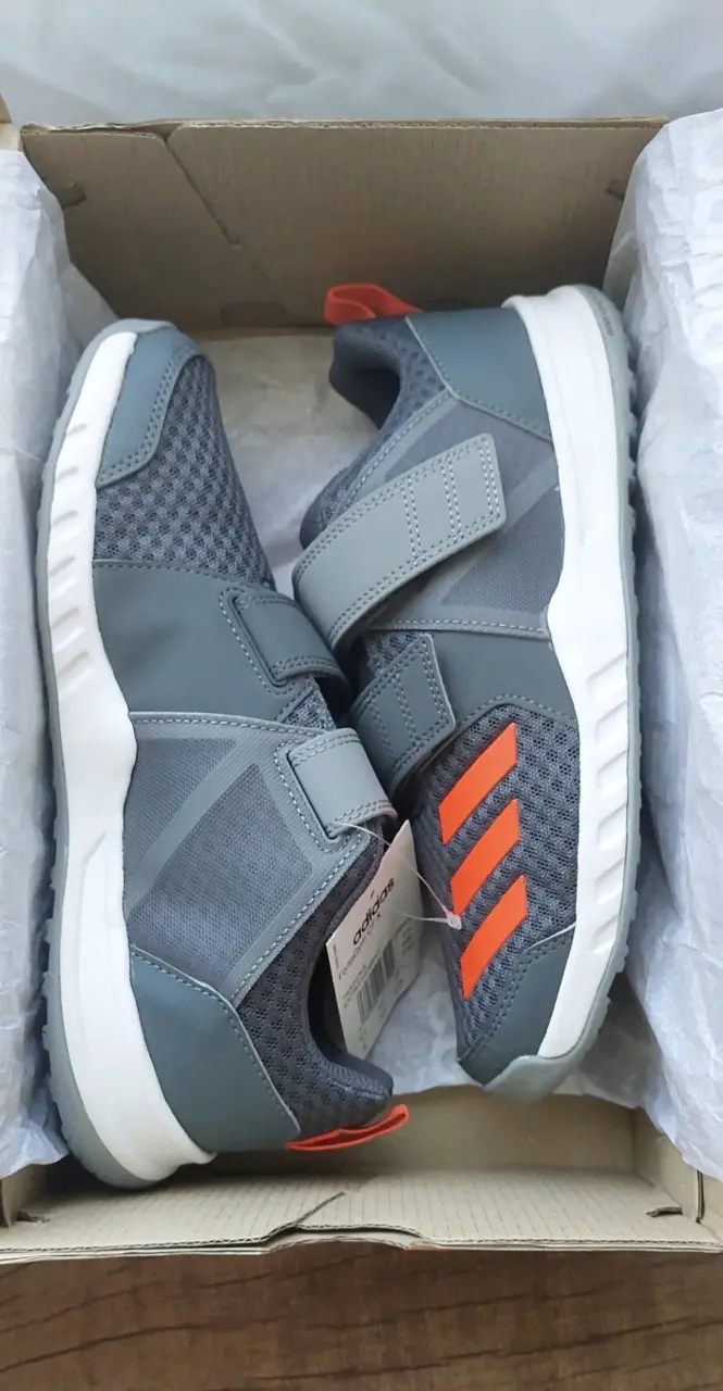 ZAPATILLAS ADIDAS FORTAGYM CF K GRISES PARA NIÑOS - 2