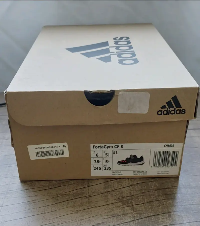 ZAPATILLAS ADIDAS FORTAGYM CF K GRISES PARA NIÑOS - 6