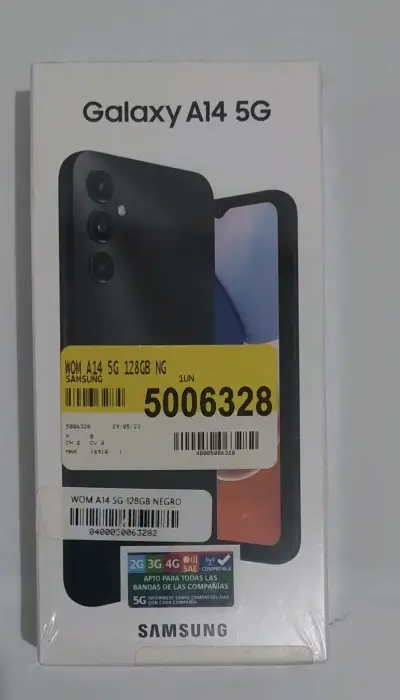 SAMSUNG GALAXY A14 5G 128GB NEGRO NUEVO - miniatura 1