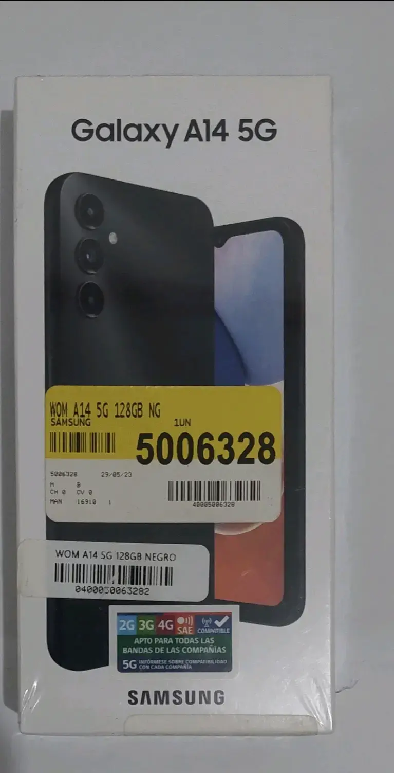 SAMSUNG GALAXY A14 5G 128GB NEGRO NUEVO - 2