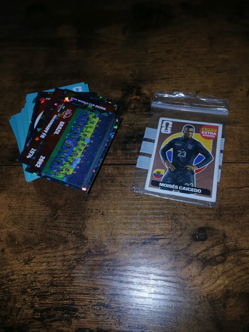 109 laminas sin repetir mundial 2026+extra sticker