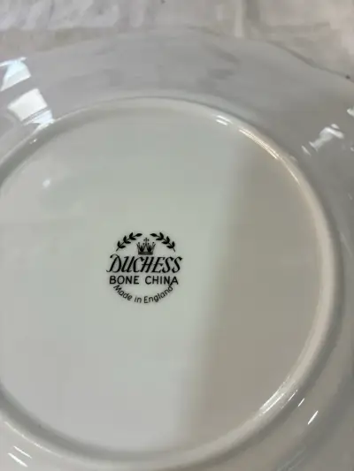 Plato para galletas de porcelana con rosas - miniatura 4
