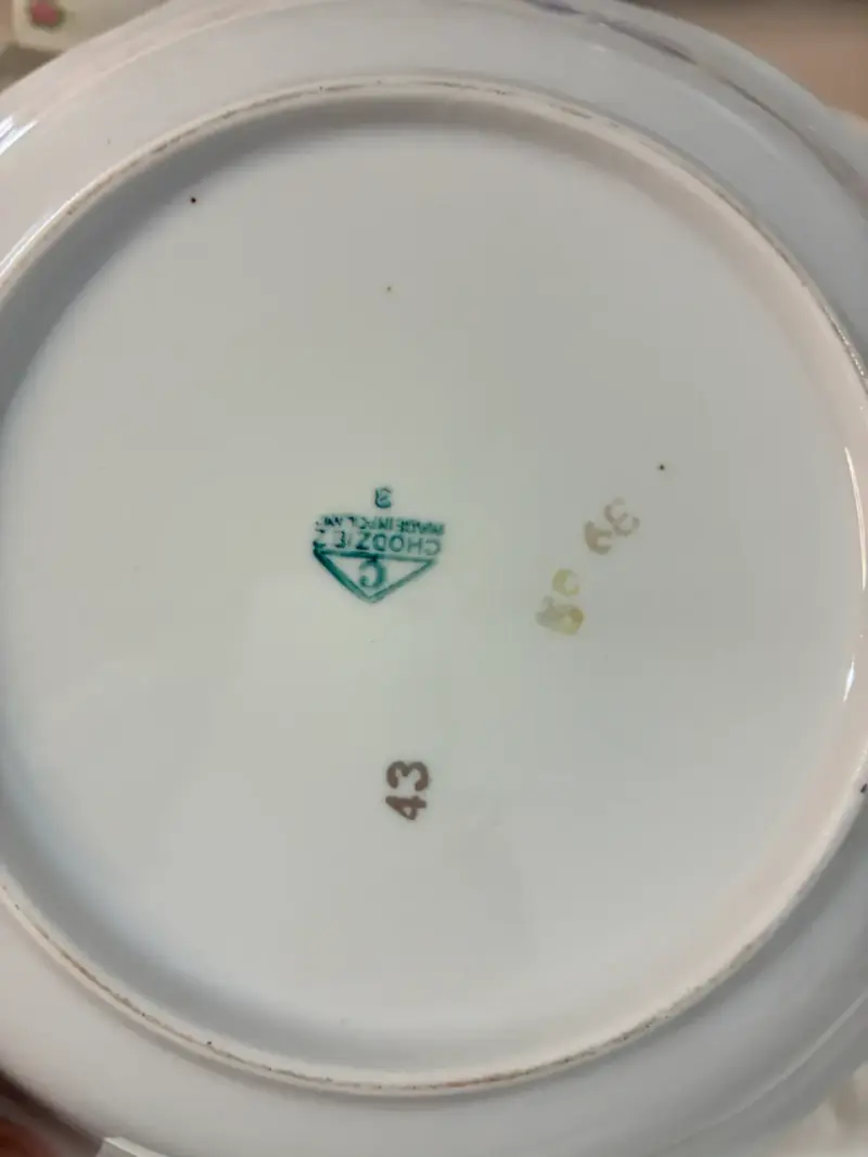 Fuente para postres o ensaladas de porcelana vinta - 4