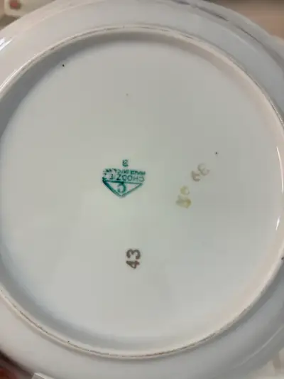Fuente para postres o ensaladas de porcelana vinta - miniatura 4