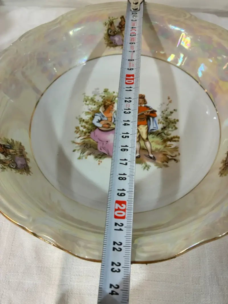 Fuente para postres o ensaladas de porcelana vinta - 6