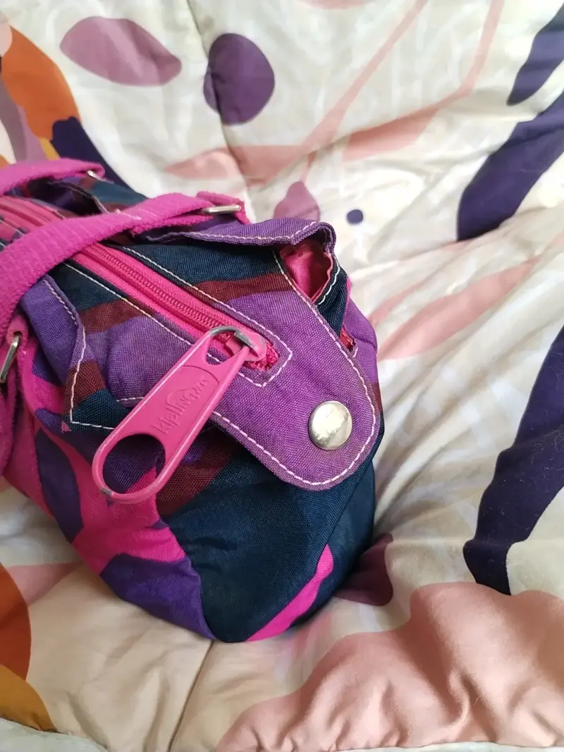 Bolso Kipling multicolor con llavero - 2