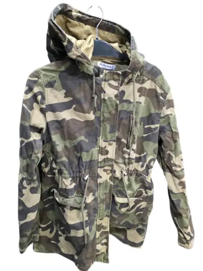 Chaqueta camuflada con capucha para mujer - miniatura 2