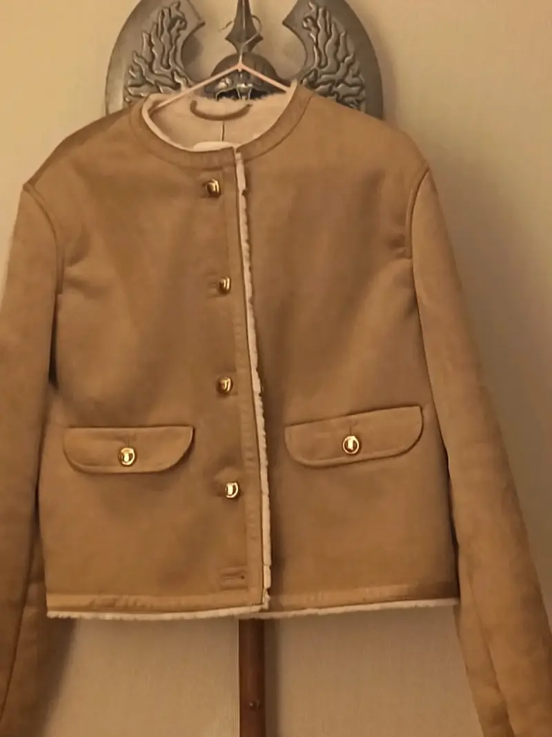 Chaqueta tipo Gamuza - 4