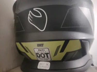 Casco de moto Speed verde y negro - miniatura 4