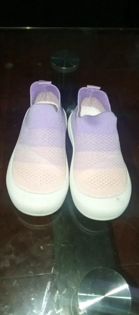 Zapatillas negras para niños con velcro - 4