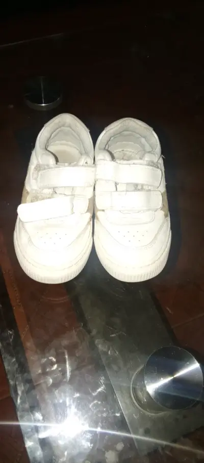 Zapatillas negras para niños con velcro - miniatura 5