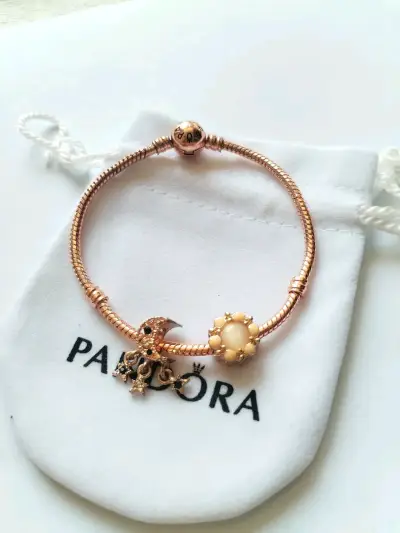 Pulsera Pandora con dijes decorativos - miniatura 6